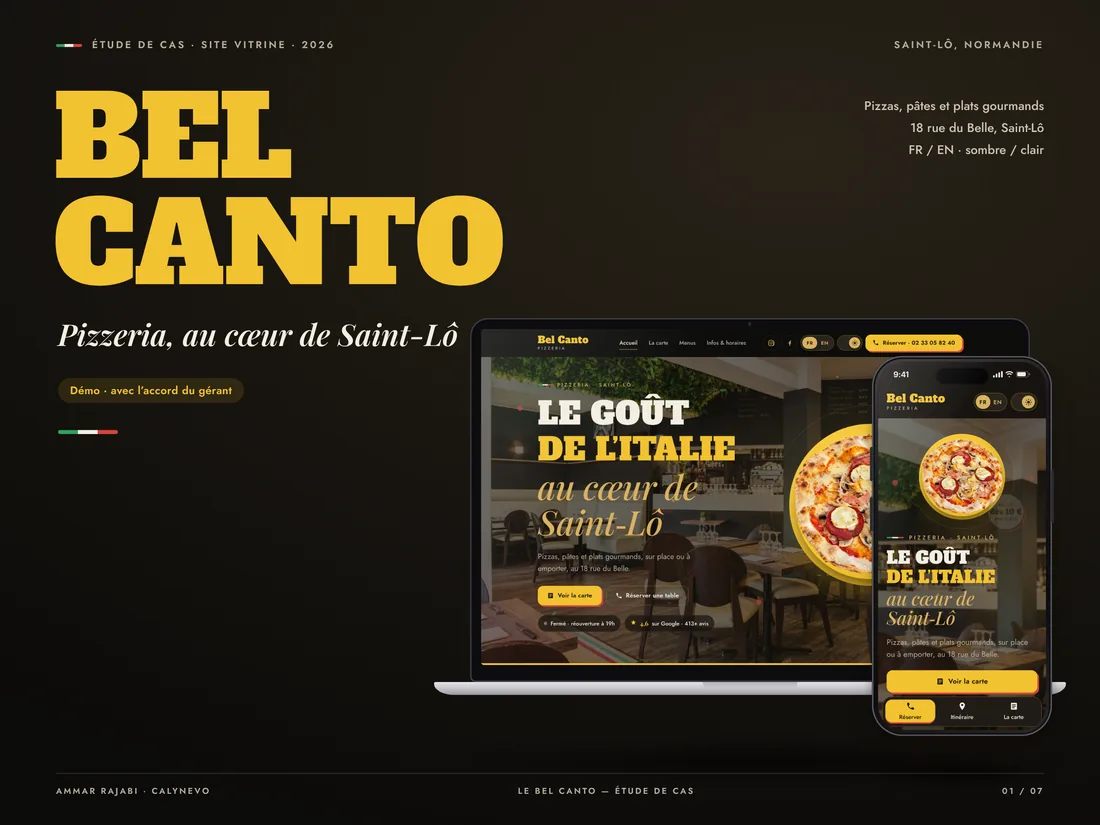 Démo Le Bel Canto sur ordinateur et mobile